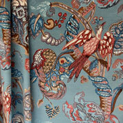 Poppinjay Velvet - Bamburgh Teal (Sample)