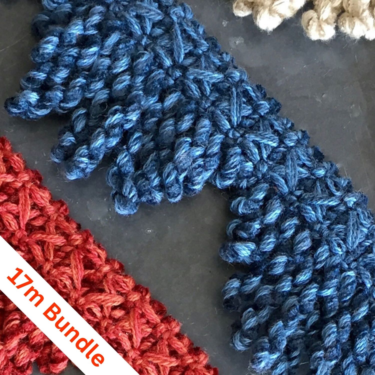 Etosha Fan Edge Copen Blue, bundle of 17m