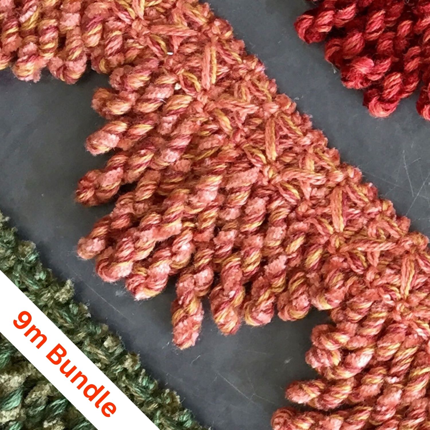 Etosha Fan Edge Persimmon, bundle of 9m