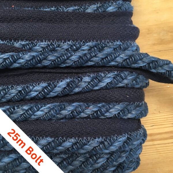 Etosha Flanged Rope Copen Blue, bolt of 25m