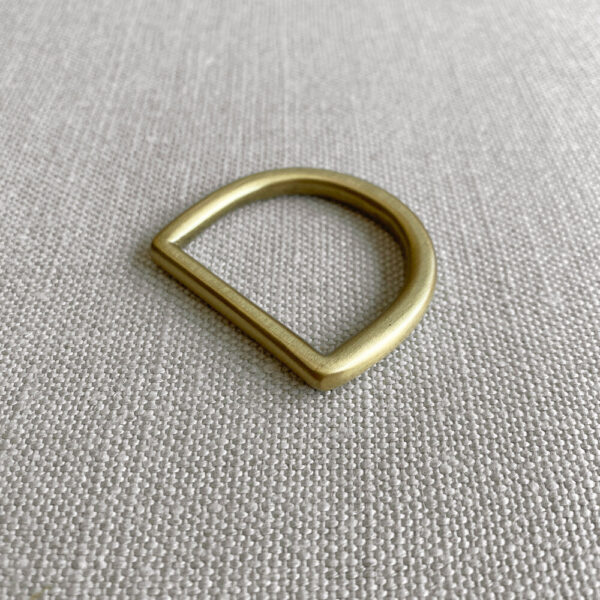 Heavy Cast D-Ring - Brass Antique Finish