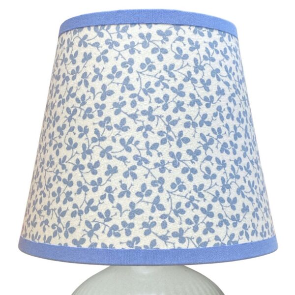 Lampshade in Miss Polly - Forget-me-not - 6" / 15cm, Candle Clip