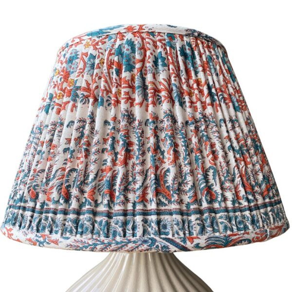Lampshade in Mallow Border - Cortez - 4.5" / 12cm, UK/EU