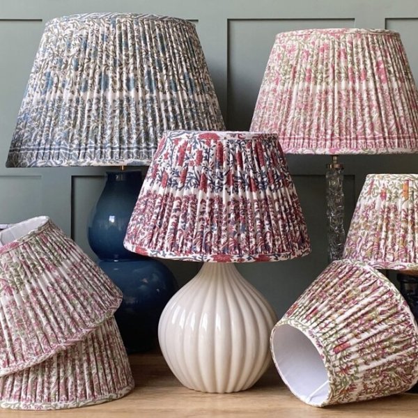Mallow Border Lampshades