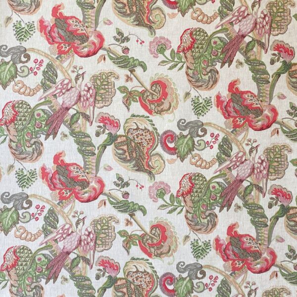 Poppinjay Linen - Rosa Mundi
