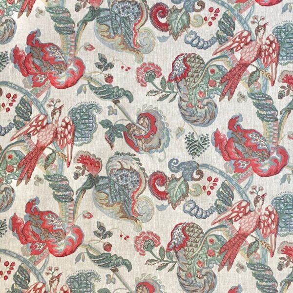 Poppinjay Linen - Strawberry Fair