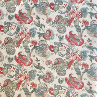 Poppinjay Linen - Strawberry Fair