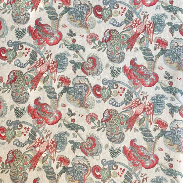 Poppinjay Linen - Strawberry Fair