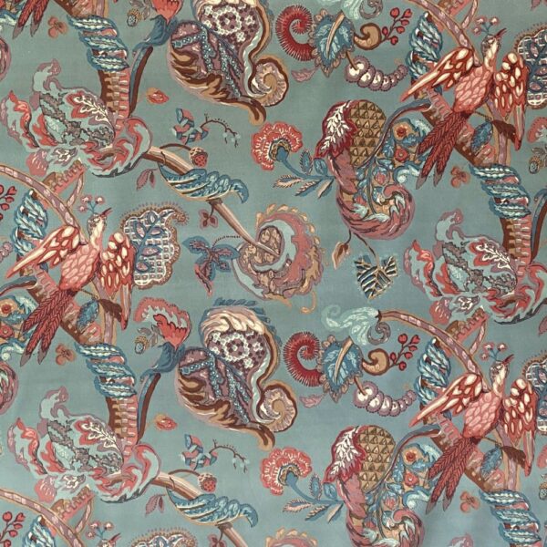 Poppinjay Velvet - Bamburgh Teal
