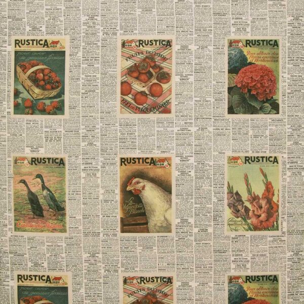 Rustica Trois Fabric - Vintage