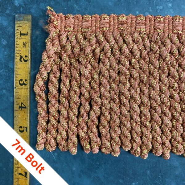 Zanzibar Bullion Fringe Coral, bolt of 7m