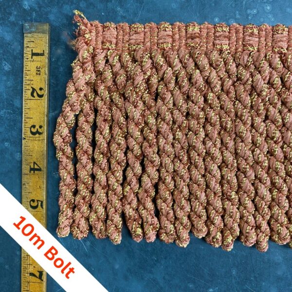 Zanzibar Bullion Fringe Coral, bolt of 10m