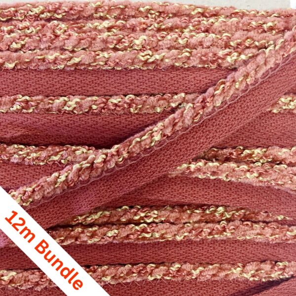Zanzibar Flanged Cord Coral, bundle of 12m