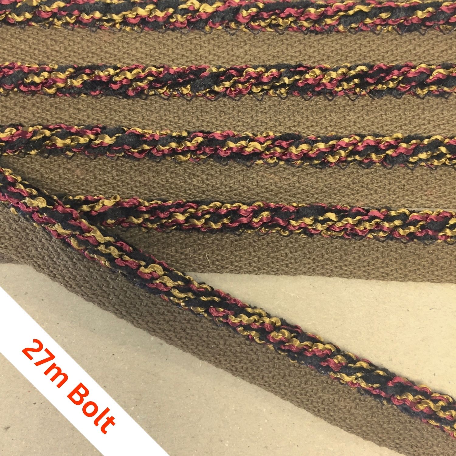 Zanzibar Flanged Cord Hussar, bolt of 27m