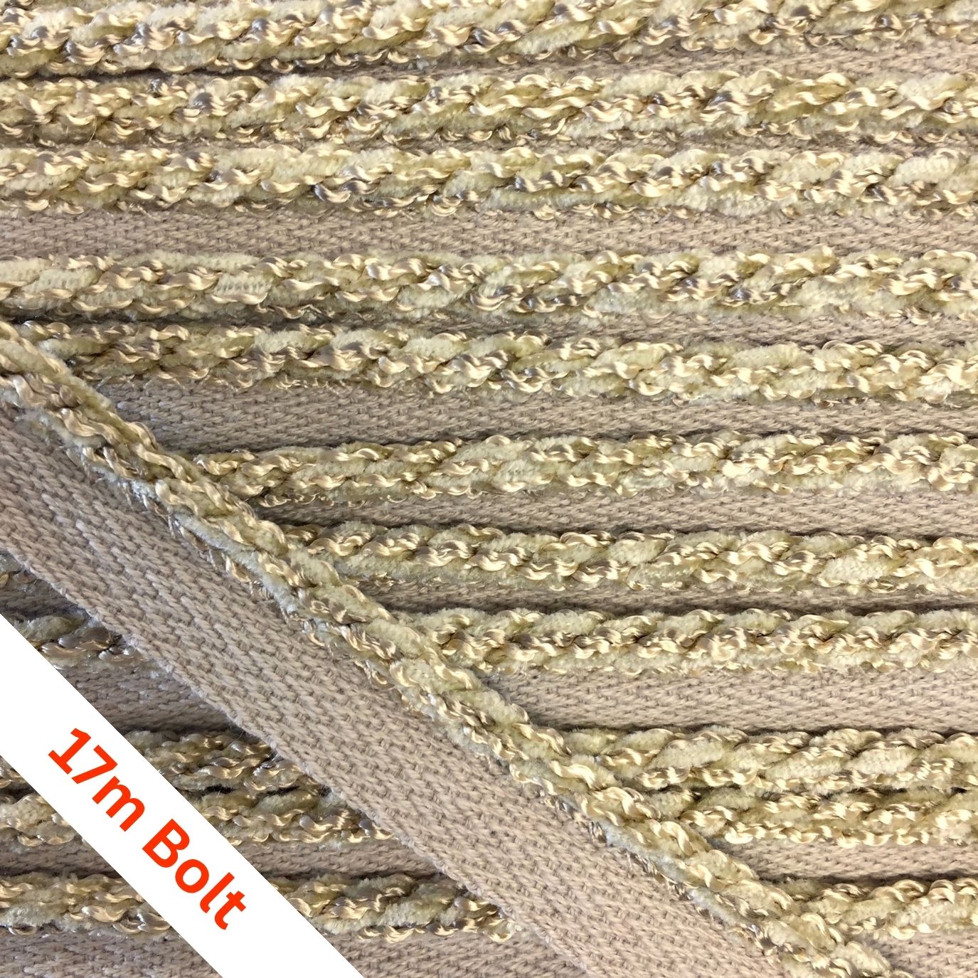 Zanzibar Flanged Cord Stone, bolt of 17m