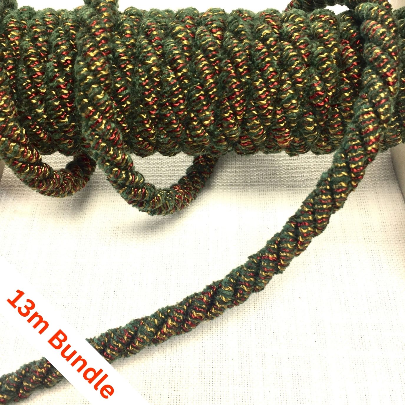 Zanzibar Rope Cavalry Green, bundle of 13m