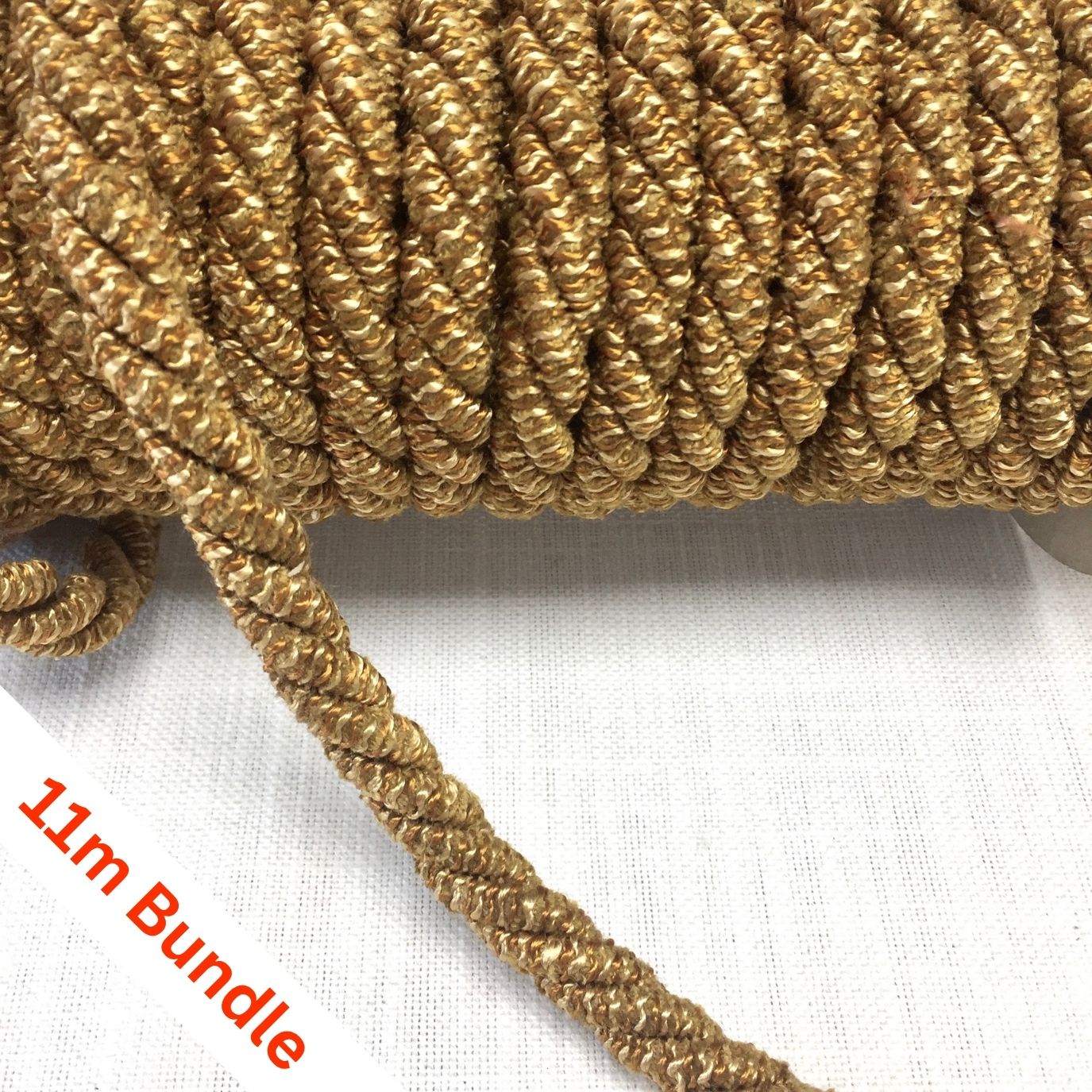 Zanzibar Rope Gold, bundle of 11m