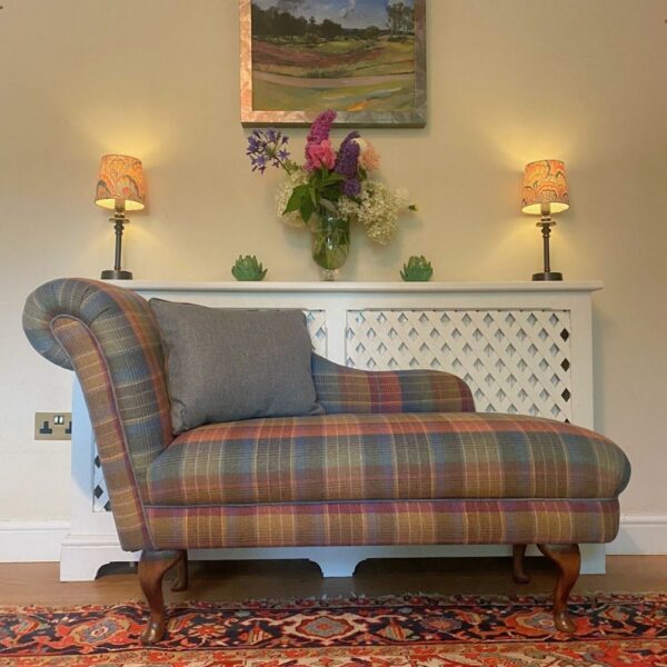 cossack blue moss chaise lounge