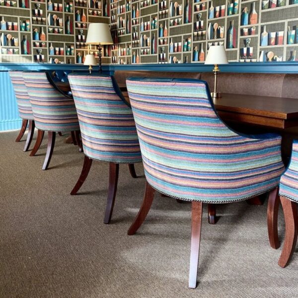 lundy stripe chairs